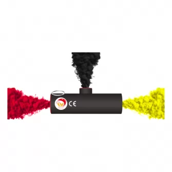 FLAG SMOKE:YELLOW-RED-BLACK